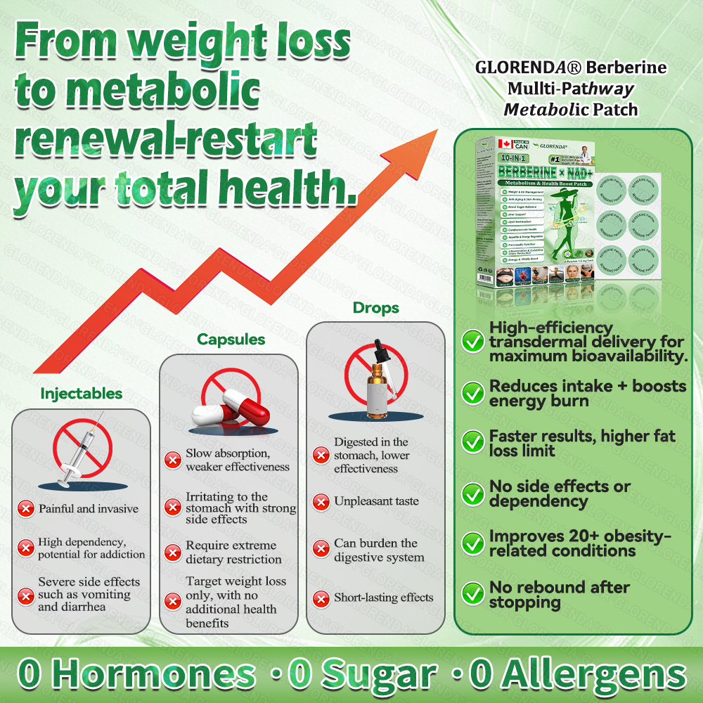 Quality Tested & Verified 👩‍⚕️💃𝐆𝐋𝗢𝗥𝗘𝗡𝗗𝑨® 𝗕𝗲𝗿𝗯𝗲𝗿𝗶𝐧𝐞 𝐌𝐮𝐥𝗹𝘁𝗶-𝗣𝗮𝘁𝙝𝙬𝙖𝙮 𝙈𝒆𝒕𝒂𝒃𝒐𝒍𝐢𝐜 𝐏𝐚𝐭𝗰𝗵🇨🇦(𝐉𝐮𝐬𝐭 𝐨𝐧𝐜𝐞 𝐚 𝐝𝐚𝐲, 𝐯𝐢𝐬𝐢𝐛𝐥𝐞 𝐜𝐡𝐚𝐧𝐠𝐞𝐬 𝐢𝐧 𝟕 𝐝𝐚𝐲𝐬） ✅ 𝐅𝐨𝐫 𝐨𝐛𝐞𝐬𝐢𝐭𝐲, 🅛🅞🅞🅢🅔 🅢🅚🅘🅝,𝐝𝐢𝐚𝐛𝐞𝐭𝐞𝐬, 𝐬𝐥𝐞𝐞𝐩 𝐚𝐩𝐧𝐞𝐚, 𝐣𝐨𝐢𝐧𝐭 𝐢𝐬𝐬𝐮𝐞𝐬, 𝐚𝐧𝐝 𝐦𝐨𝐫𝐞